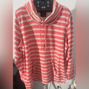 Made for Life Pink and White Striped Top